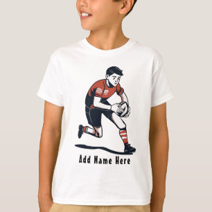 Personalisierter Kid's Rugby-T - Shirt