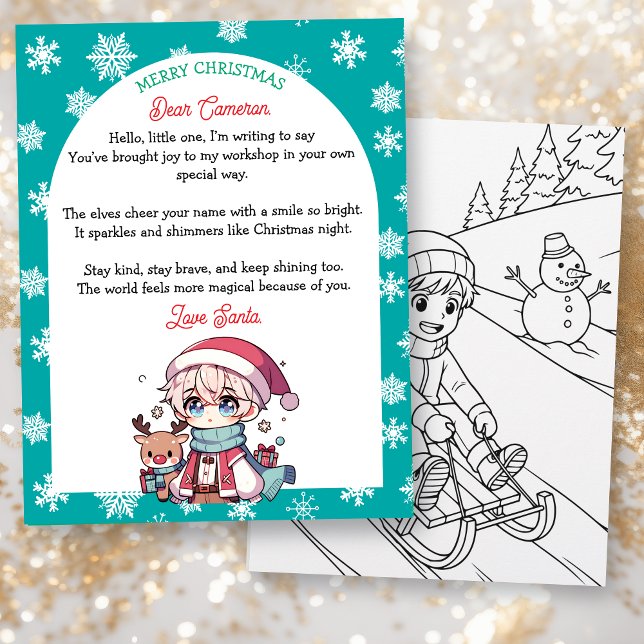 Personalisierter Kinderbrief von Santa  (Von Creator hochgeladen)