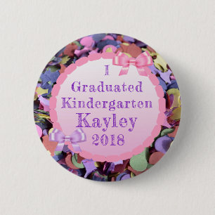Personalisierter Kindergartner Graduate Proud Butt Button