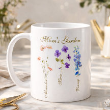 Personalisierter Kindername-Garten Mutter