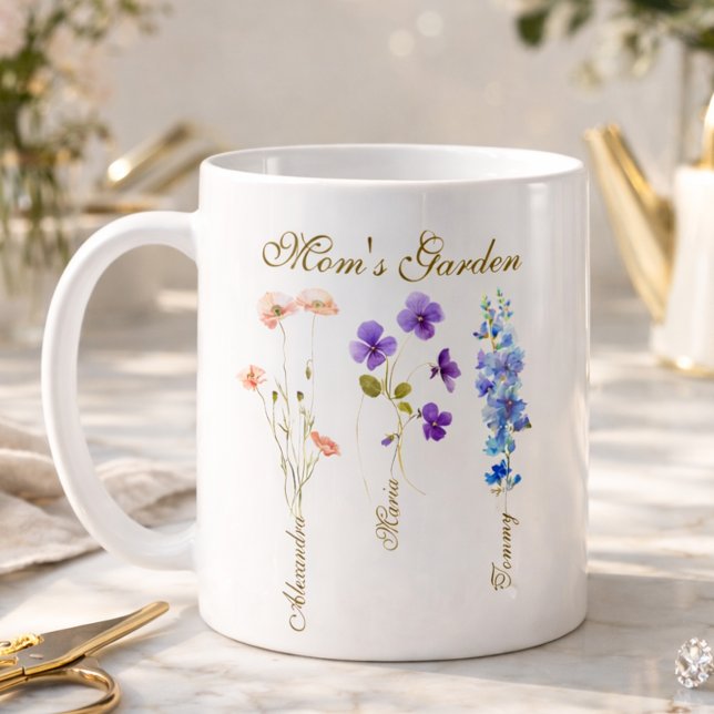 Personalisierter Kindername-Garten Mutter Kaffeetasse (Von Creator hochgeladen)