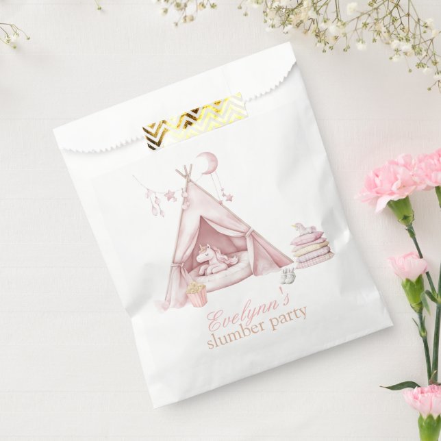 Personalisierter Kindersleepover-Schlummer Geburts Geschenktütchen (Versiegelt)