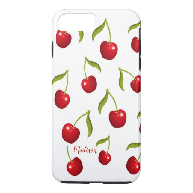 Personalisierter Kirschtelefon-Kasten Case-Mate iPhone Hülle (Rückseite)