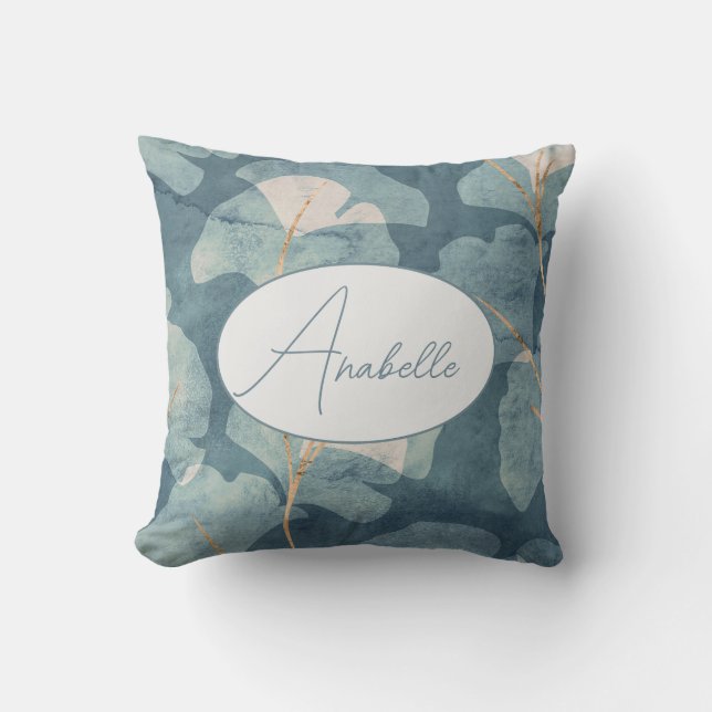 Personalisierter Kissen Aquarelldruck (Vorderseite)