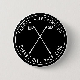 Personalisierter klassischer Golf Club Button