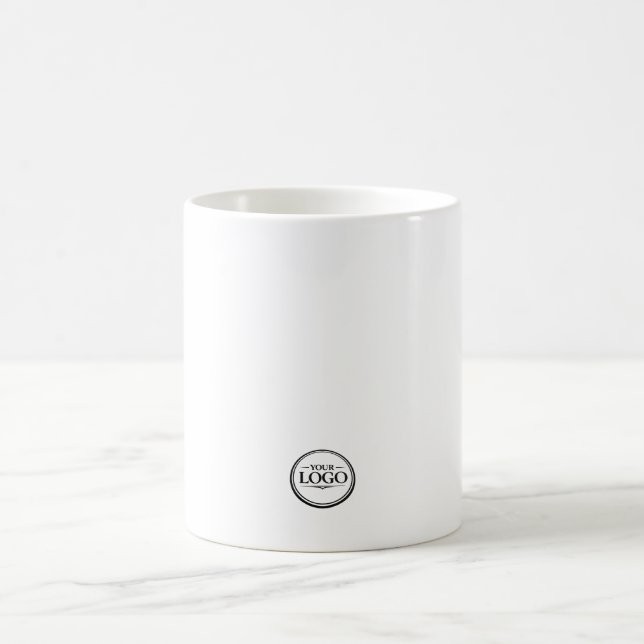 Personalisierter Kleiner einzelner Logo-Becher Kaffeetasse (Mittel)