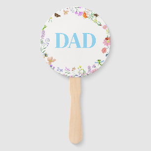 Personalisierter kleiner Love Bug Baby Shower Hand Fächer