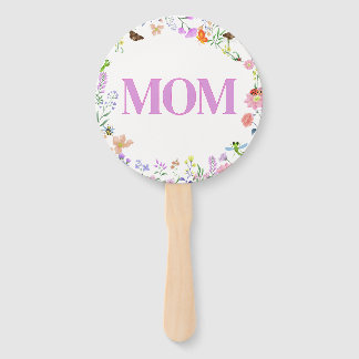 Personalisierter kleiner Love Bug Baby Shower Hand Fächer