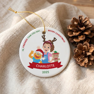 Personalisierter Kleinkind-Schmuck, Fr. Rachel-Sch Keramik Ornament