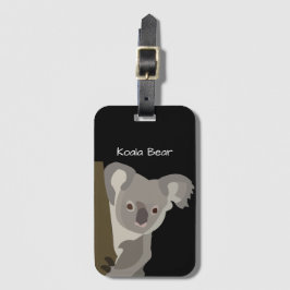 Personalisierter Koala-Bär Gepäckanhänger