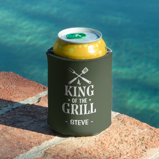 Personalisierter König des Grills Dosenkühler (In Situ Pool)