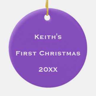 Personalisierter kosmischer Blasenfluss Keramik Ornament