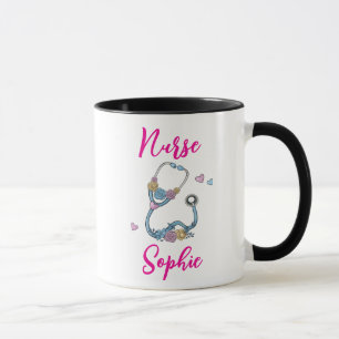 Personalisierter Krankenpfleger-Becher mit Namen / Tasse