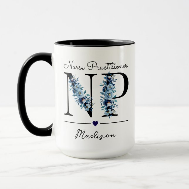 Personalisierter Krankenpfleger, Geschenk für Kran Tasse (Links)