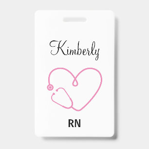 Personalisierter Krankenpfleger Name RN LPN Arzt S Ausweis