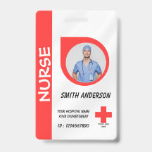 Personalisierter Krankenschwester-ID-Ausweis für K