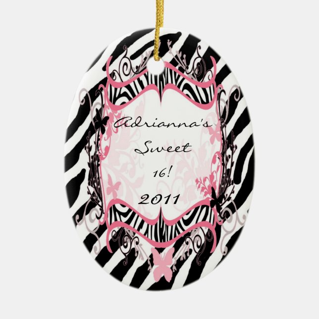 Personalisierter kundenspezifischer keramik ornament (Vorne)
