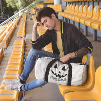 Personalisierter KürbisHalloween Name Black & Whit