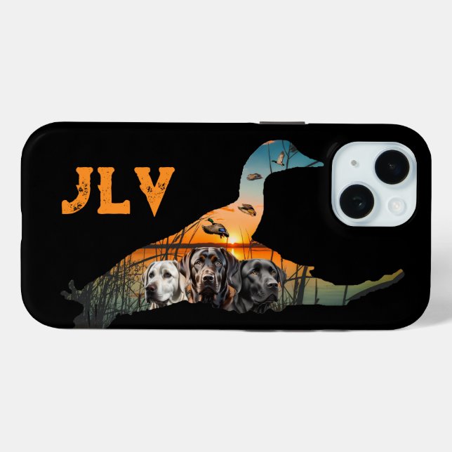 Personalisierter Labrador Retriever Case-Mate iPhone Hülle (Rückseite (Horizontal))