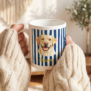Personalisierter Labrador Retriever Lab-Hundefre Kaffeetasse