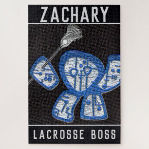 personalisierter Lacrosse-Spieler