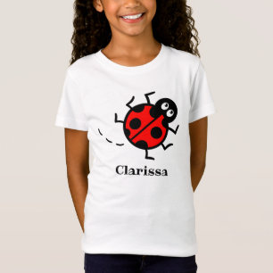 Personalisierter Ladybird Pattern T - Shirt