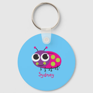 Personalisierter Ladybug-Schlüsselanhänger Schlüsselanhänger