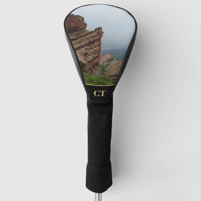 Personalisierter Landschaftlicher "Red Rocks" Golf Headcover (Vorderseite)