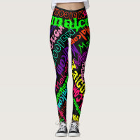 Personalisierter Leggings-individueller Name