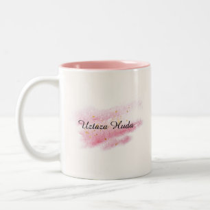 Personalisierter Lehrer-Dankeschön-Becher Zweifarbige Tasse