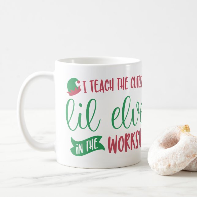 Personalisierter Lehrer für das Geschenk der Niedl Kaffeetasse (Mit Donut)