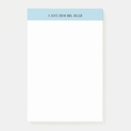 Personalisierter Lehrer Post-it Klebezettel