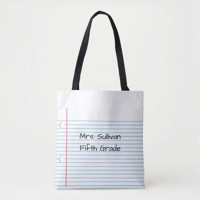 Personalisierter Lehrer Tasche (Vorderseite)