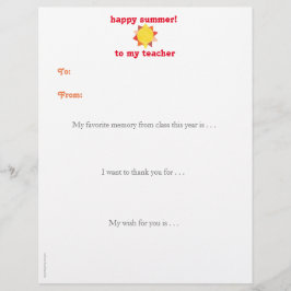 Personalisierter Lehrer zum Jahresende danke - Son