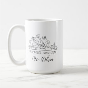Personalisierter Lehrergeschenkbecher für Lehrerda Kaffeetasse