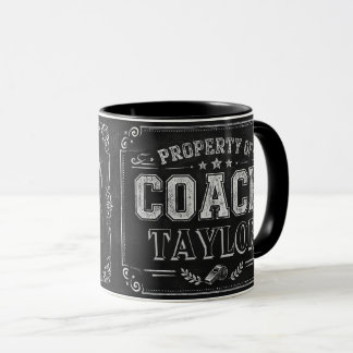 Personalisierter Lehrermokka – Eigentum des Traine Tasse