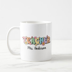 Personalisierter Lehrermug, Individueller Lehrerge Kaffeetasse