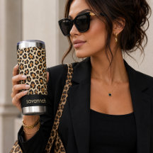 Personalisierter Leoparden-Druck Name