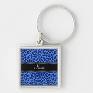 Personalisierter Leopardendruck Schlüsselanhänger