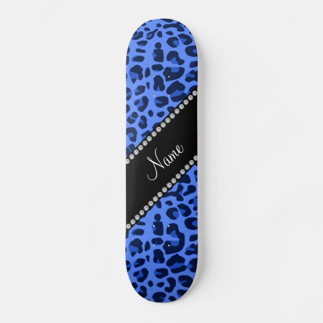 Personalisierter Leopardendruck Skateboard (Vorderseite)