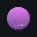 Personalisierter lila Ober Magnet<br><div class="desc">Personalisierter lila Ober</div>