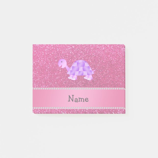 Personalisierter lila post-it klebezettel (Vorderseite)