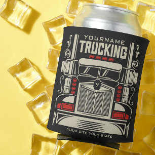 Personalisierter LKW-Fahrer 18 Räder BIG RIG LKW-F Dosenkühler