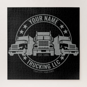 Personalisierter LKW-Fahrer Big Rig Sattelzug LKW-