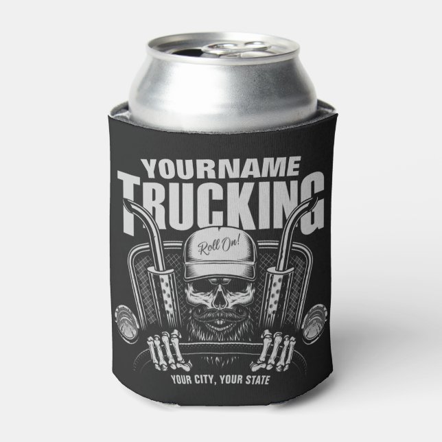 Personalisierter LKW-LKWs Big Rig Truck Dosenkühler (Kanne Vorderseite)