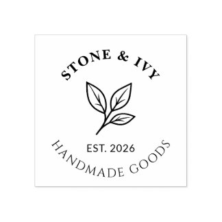 Personalisierter Logo-Stempel aus Gummi Gummistempel