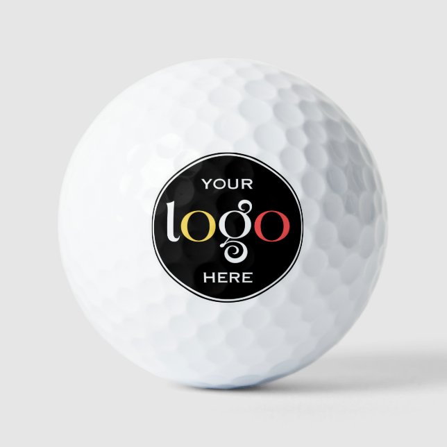 Personalisierter Logo-Wert-Golfball Golfball (Vorderseite)