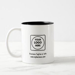 Personalisierter Logo-Zweifarben-Werbe-Mug für Unt Zweifarbige Tasse