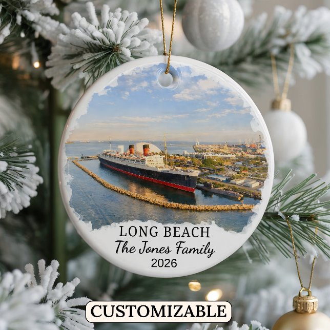 Personalisierter Long Beach Weihnachtsschmuck Benu (Von Creator hochgeladen)