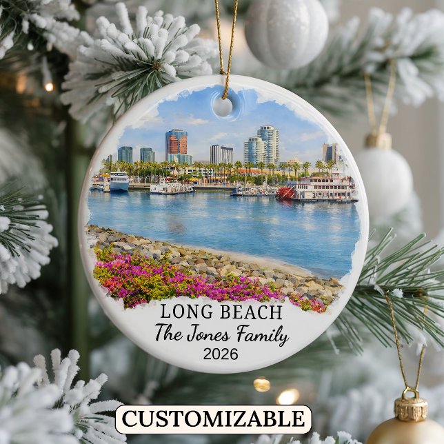 Personalisierter Long Beach Weihnachtsschmuck Benu (Von Creator hochgeladen)